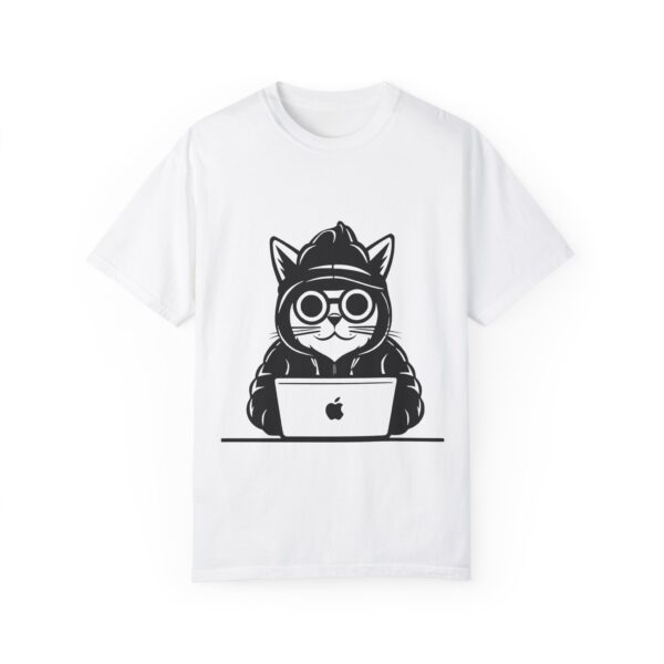 Hacker Cat - Unisex Garment-Dyed T-shirt