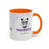 Nerdifying Is Satisfying Accent Coffee Mug (11, 15oz) - Image 26