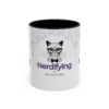 Nerdifying Is Satisfying Accent Coffee Mug (11, 15oz) - Image 5