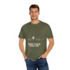 Keep Calm Code On Unisex Garment-Dyed T-shirt - Image 16