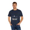 Keep Calm Code On Unisex Garment-Dyed T-shirt - Image 28