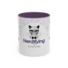 Nerdifying Is Satisfying Accent Coffee Mug (11, 15oz) - Image 2