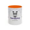 Nerdifying Is Satisfying Accent Coffee Mug (11, 15oz) - Image 25