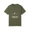 Keep Calm Code On Unisex Garment-Dyed T-shirt - Image 13