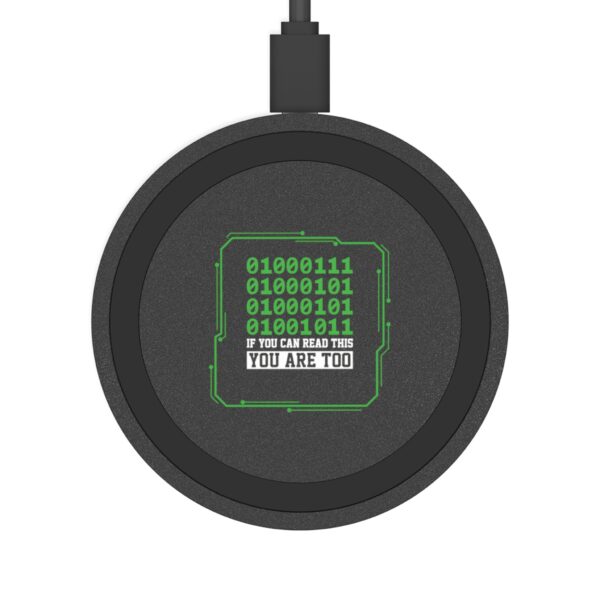 If You Can Read This You Are Too Quake Wireless Charging Pad