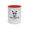 Nerdifying Is Satisfying Accent Coffee Mug (11, 15oz) - Image 17