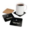 Keep Calm Code On Corkwood Coaster Set - Image 4