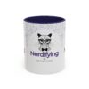 Nerdifying Is Satisfying Accent Coffee Mug (11, 15oz) - Image 9