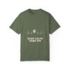 Keep Calm Code On Unisex Garment-Dyed T-shirt - Image 9